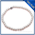 AAA 10MM Natural Freshwater Shell New Pearl Shorts Necklaces PN013